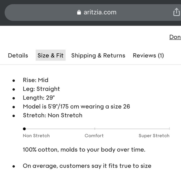 AGOLDE 90s Jean Size 22 - Picture 5 of 5